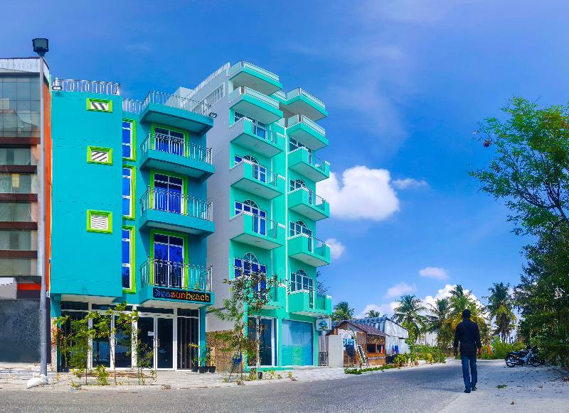 Seasunbeach Hotel Maldives Hulhumale Exterior foto